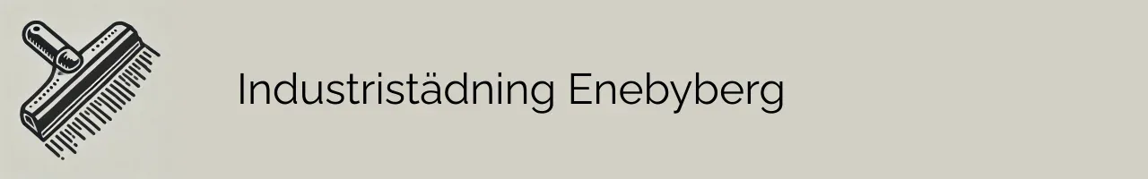 Industristädning Enebyberg