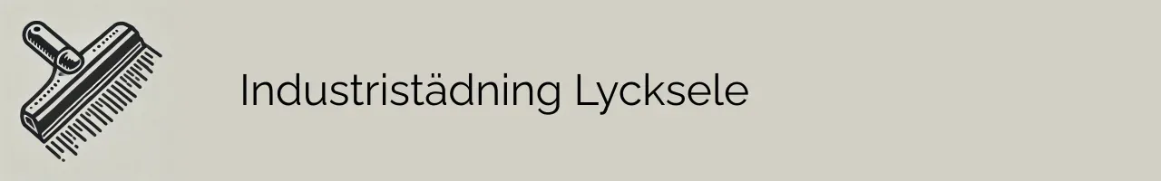 Industristädning Lycksele